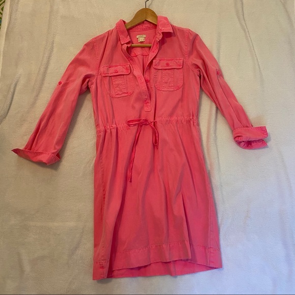 J. Crew Dresses & Skirts - Jcrew hot pink T-shirt dress